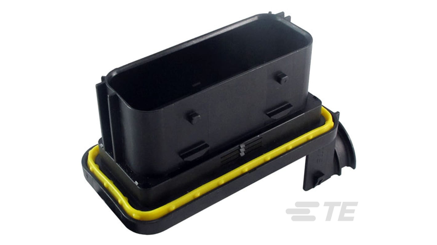 TE Connectivity, AMPSEAL Automotive Connector Socket Black Panel Mount 28 Way 2138846-1