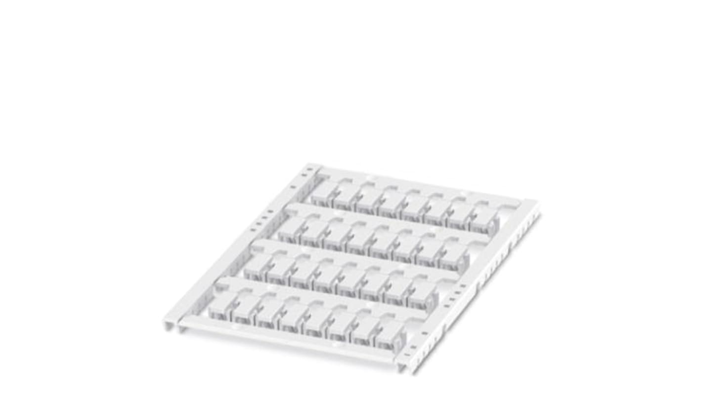 Segnacavo Phoenix Contact A clip, Ømin 4.1mm, Ømax 4.7mm, lunghezza 12mm, confez. da 32pz No