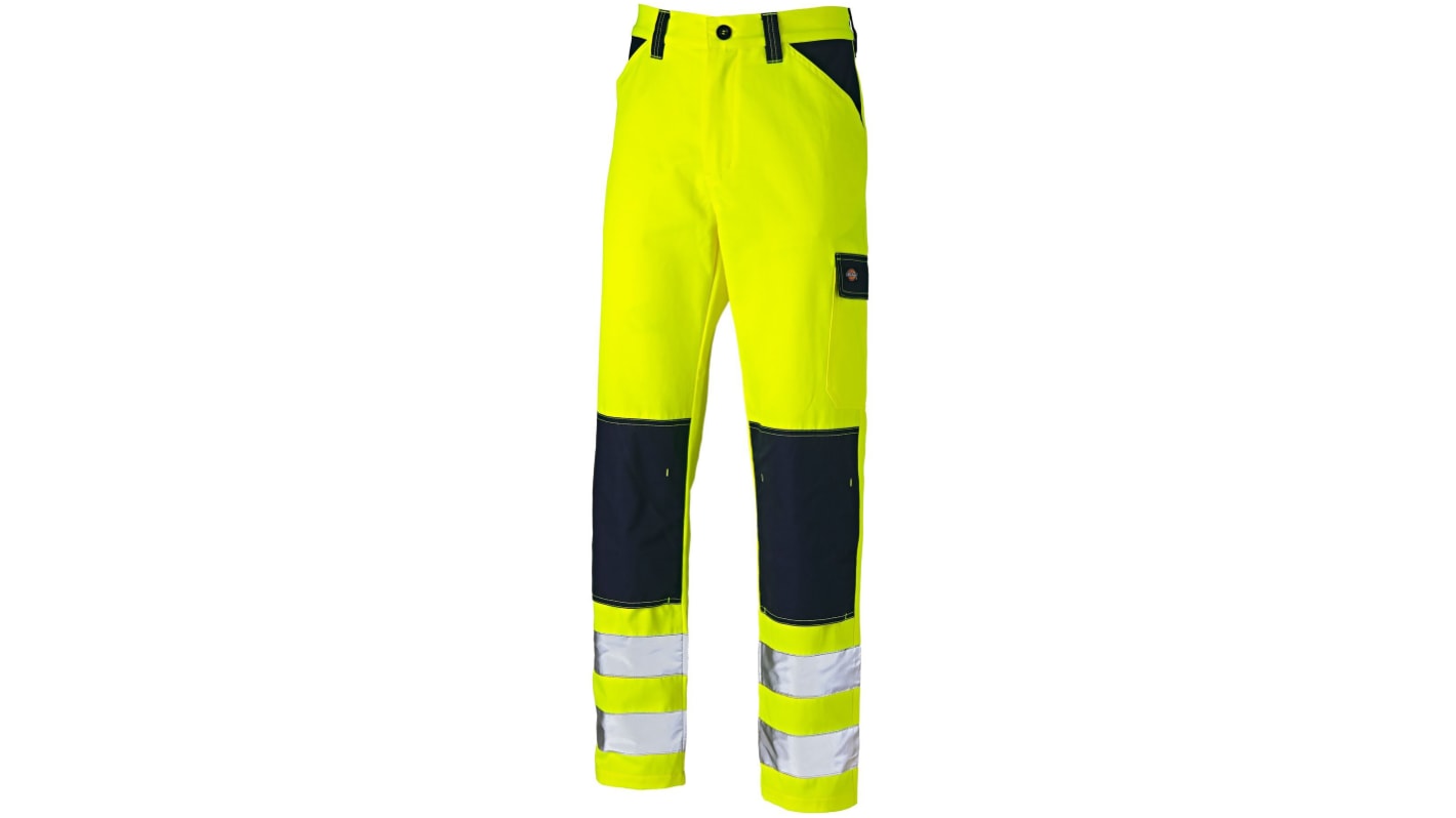 Dickies Everyday Yellow/Navy Hi Vis Work Trousers, 36in Waist Size