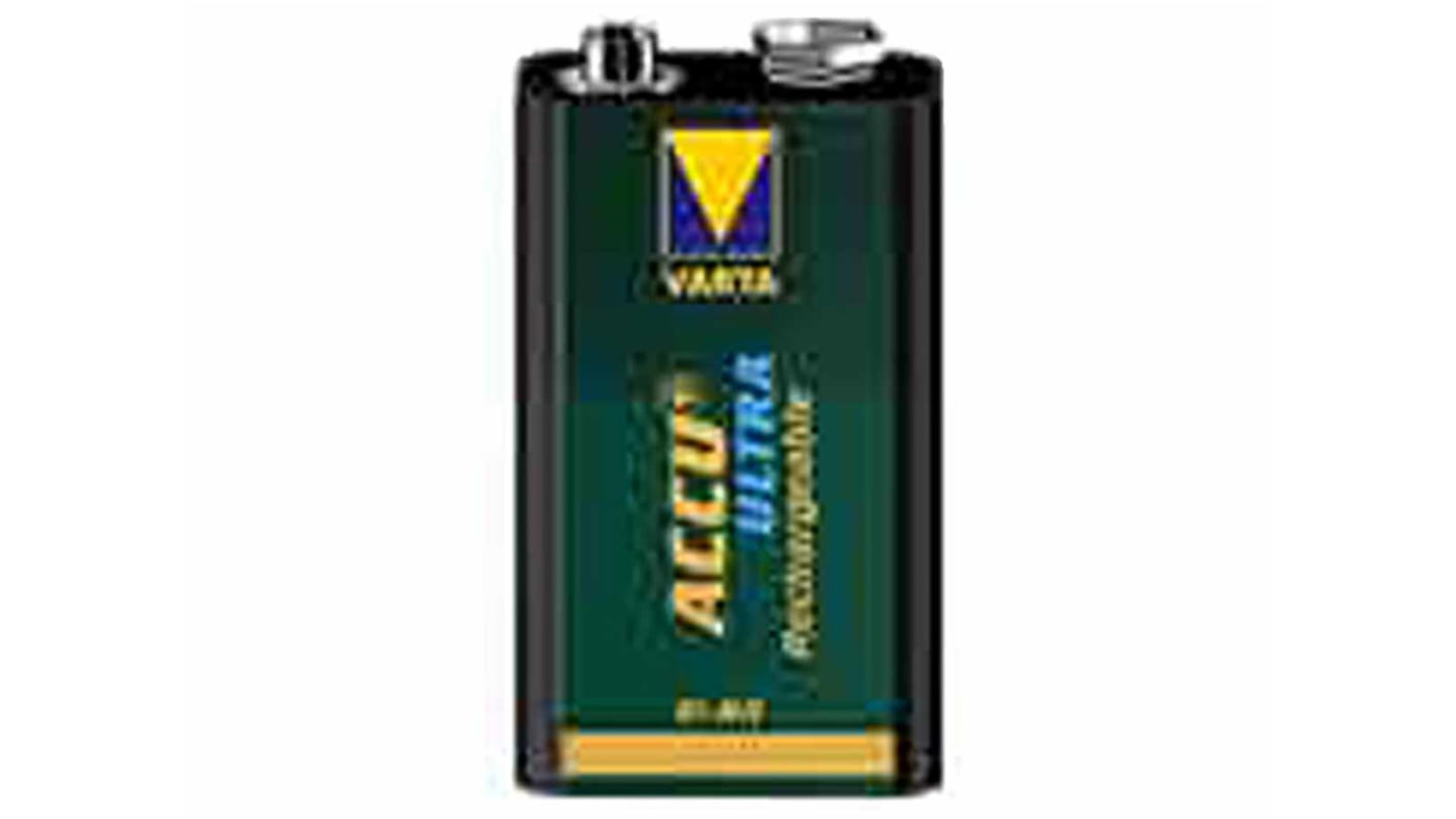 Varta 9v充电电池, 镍氢电池, 150mAh, 8.4V标称电压, 5622
