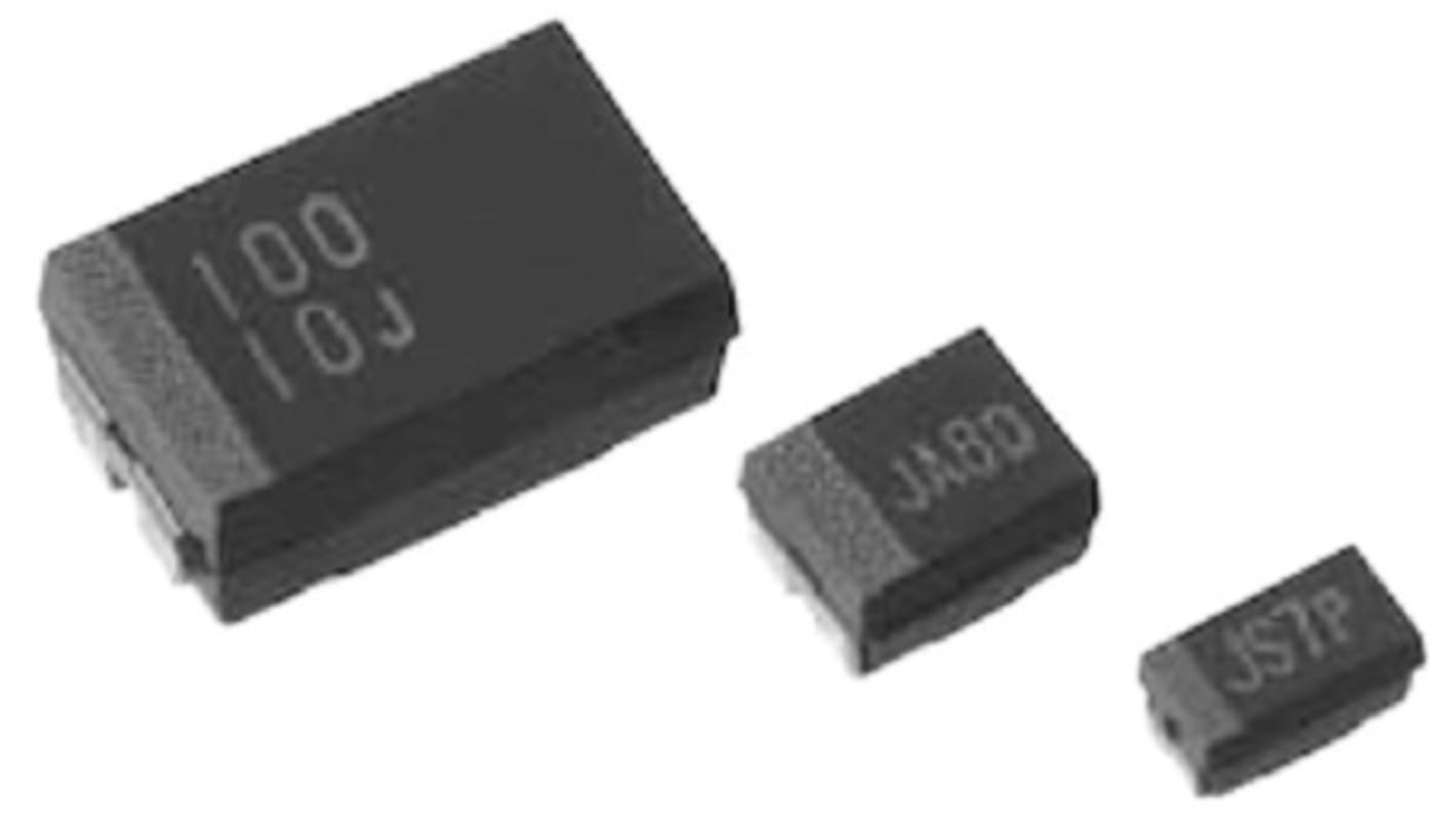 Vishay タンタルコンデンサ,68μF,16V dc,5832-27,TMCMC1C686MTRF Vishay タンタルコンデンサ,68μF,16V dc,5832-27,TMCMC1C686MTRF