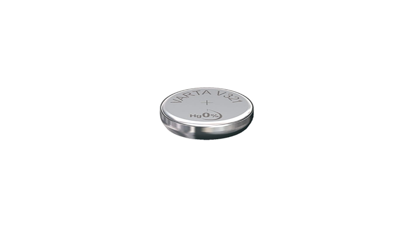 Varta SR65 Button Battery, 1.55V, 6.8mm Diameter