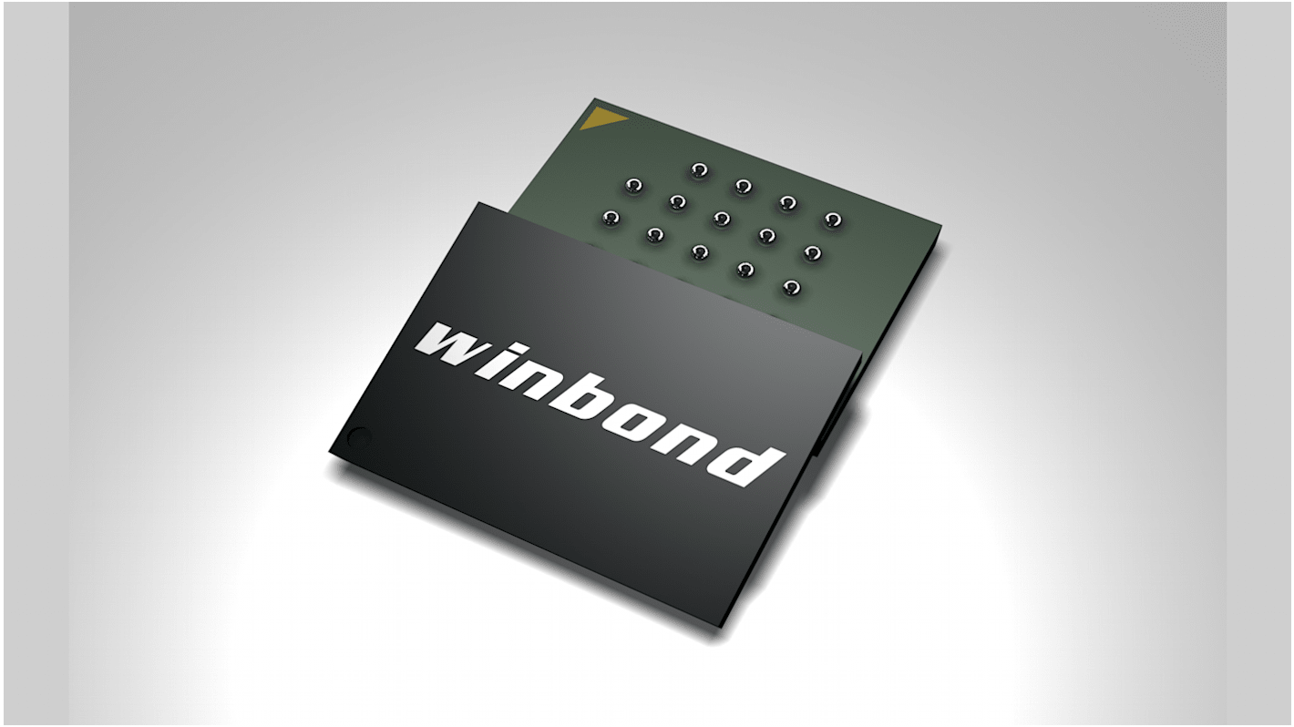 Winbond SLC NAND 1Gbit Quad-SPI Flash Memory 24-Pin TFBGA, W25N01GVTBIG