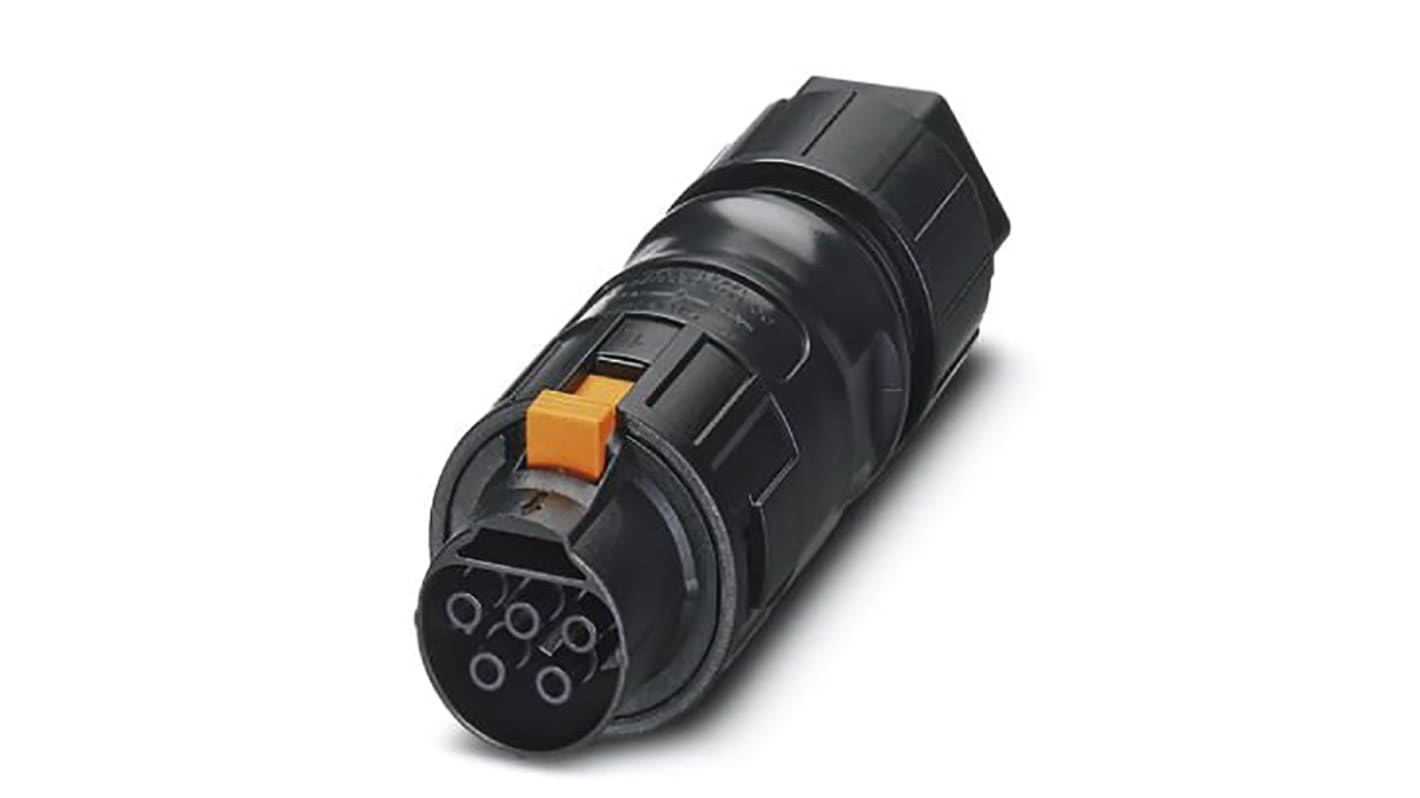 Phoenix Contact PRC 5-TC-FS6 8-21 Series, Male, Cable Mount Solar Connector, Cable CSA, 1.5 → 6mm², Rated At