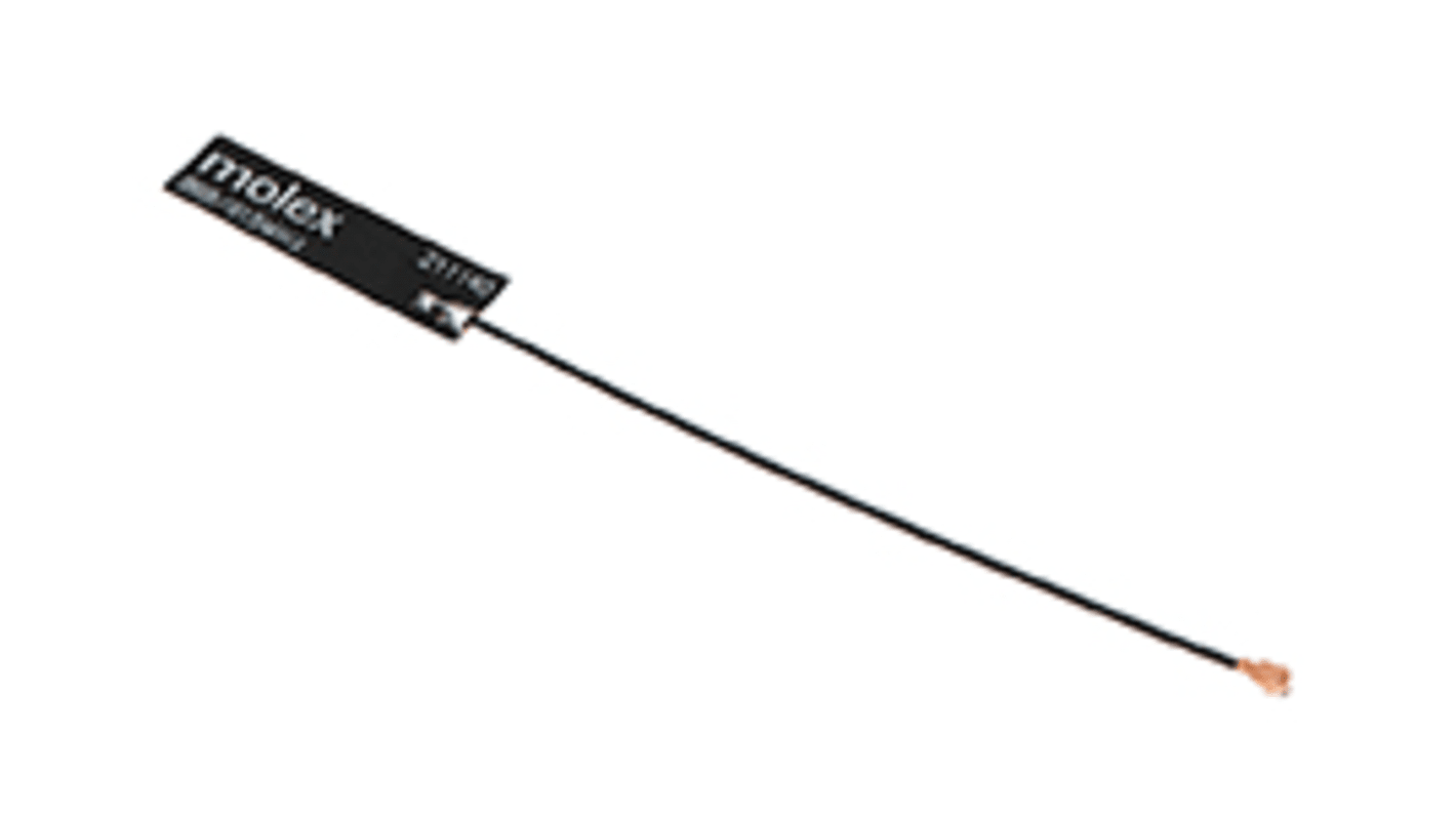 Molex 211140 ISM Band WiFi-Antenne 868 MHz, 915 MHz / 0.3,1dBi IPEX Rundstrahlantenne