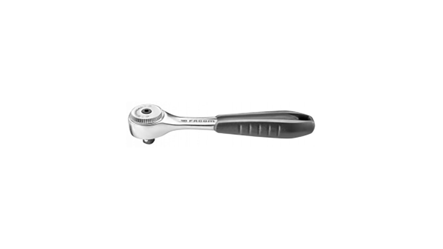 Facom R.151B 1/4 in Square Ratchet with Ratchet Handle, 121.2 mm Overall