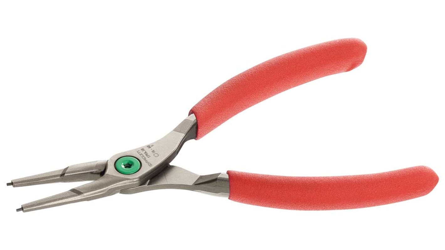 Facom Circlip Pliers, 185 mm Overall, Straight Tip