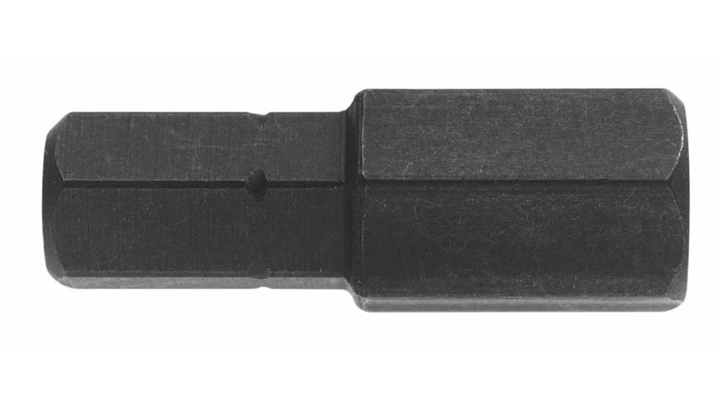 Facom Hexagon Screwdriver Bit, 1/2 in Drive, 10 mm Overall