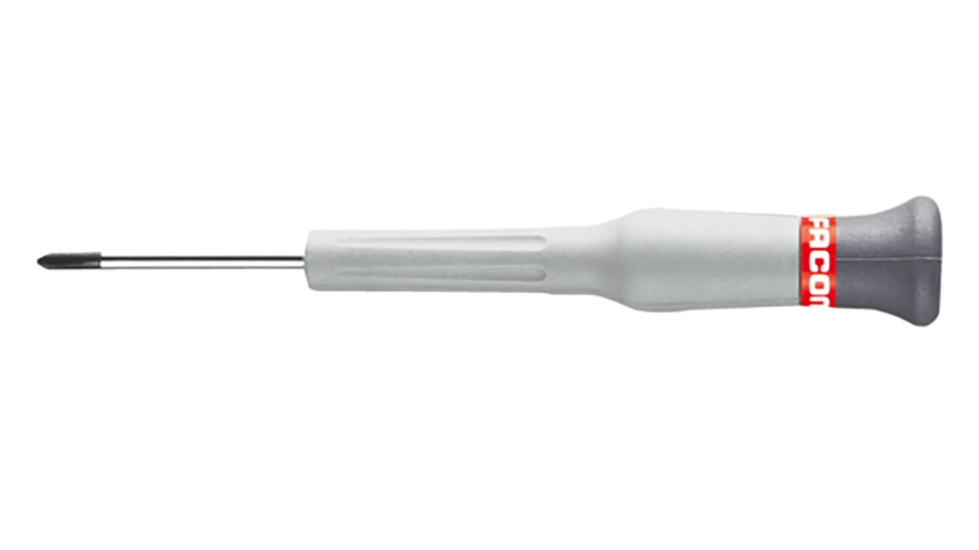 Facom Phillips Precision Screwdriver, PH.000 Tip, 35 mm Blade, 117 mm Overall