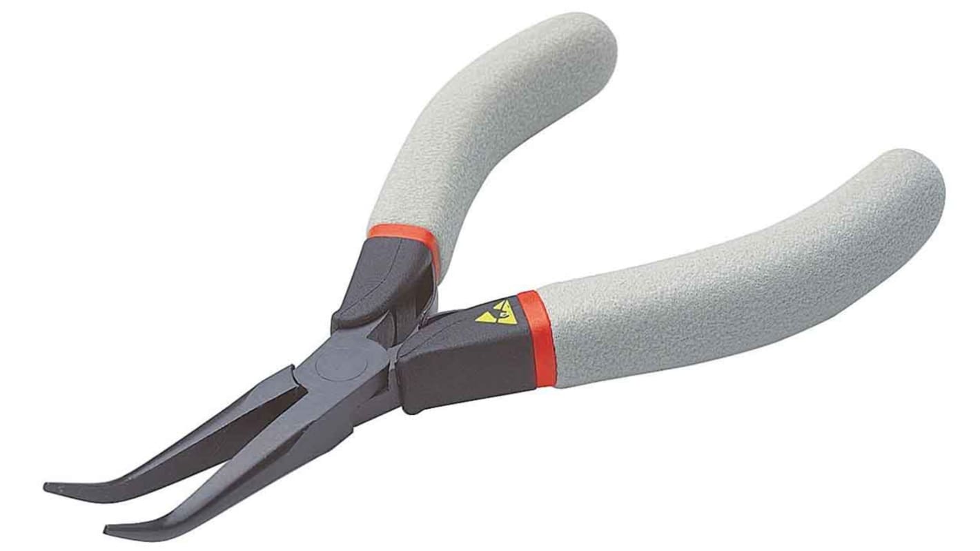 Facom Round Nose Pliers, 135 mm Overall, 35mm Jaw, ESD