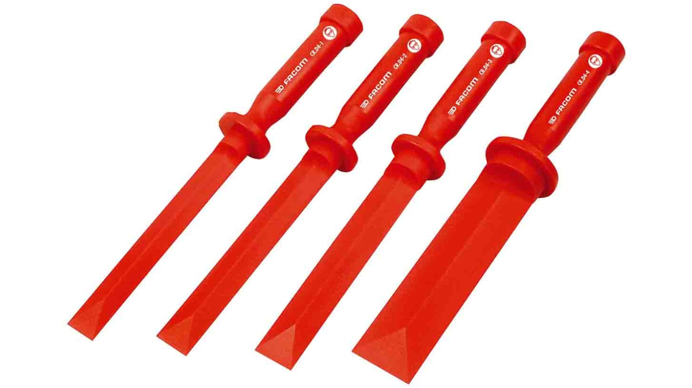 Facom Plastic Scraper Set, 4 piece