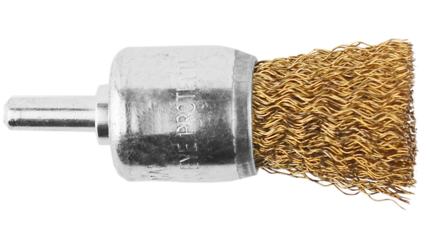 RS PRO Steel End Abrasive Brush, 19mm Diameter