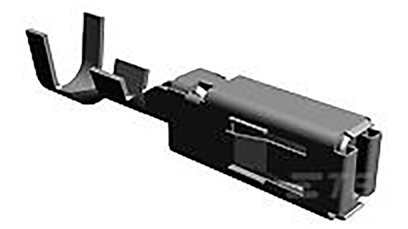 TE Connectivity 压接母端子, 镀银, 0.2mm²至 0.5mm², 用于连接器, AMP系列