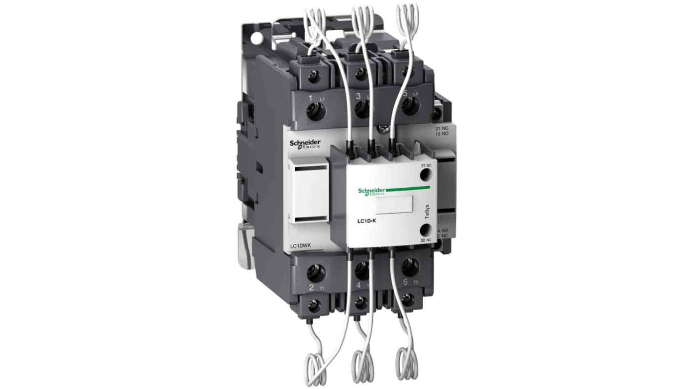 Stycznik 220 V AC Schneider Electric styki: 3 3NO Szyna DIN Śruba LC1DWK12M7