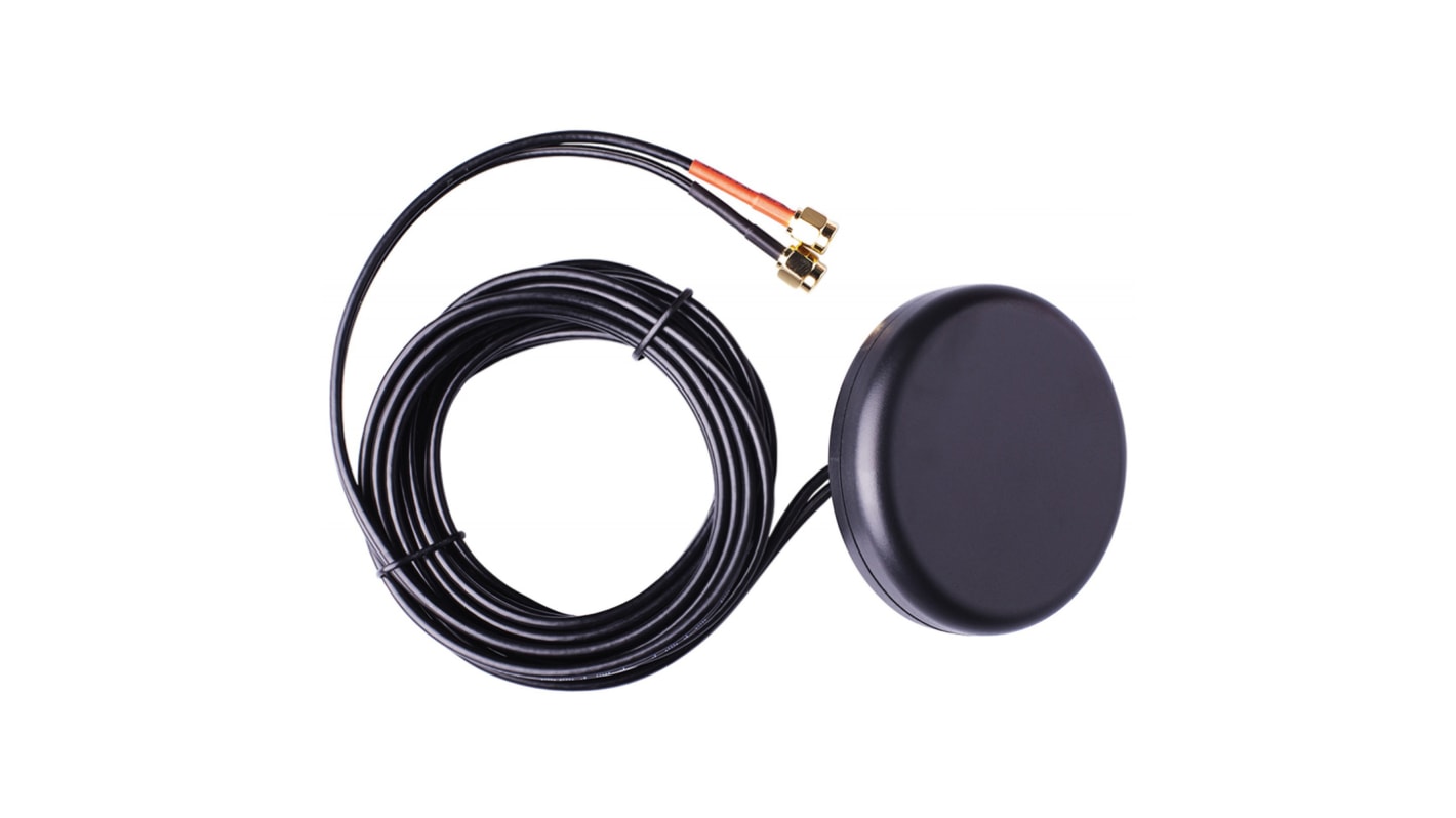 MikroElektronika GPS天线, GPS信号, 5dBi增益, 盘形态, 全向天线, 通孔/螺栓安装, MIKROE系列