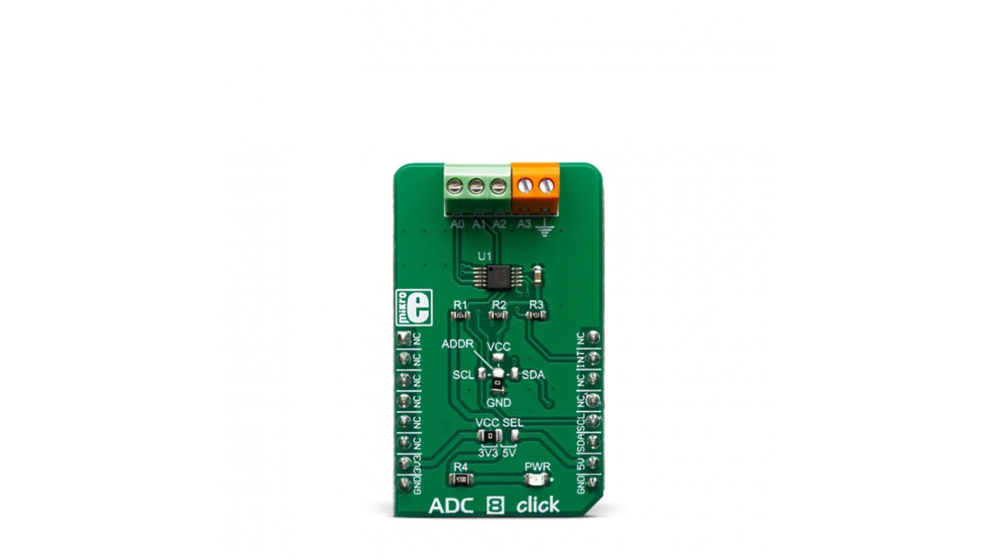 Kit de desarrollo ADC de 16 bits MikroElektronika ADC 8 Click - MIKROE-3394