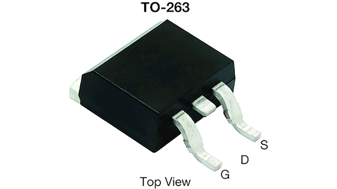 Vishay N-Channel MOSFET, 120 A, 40 V, 3-Pin D2PAK SQM40041EL_GE3