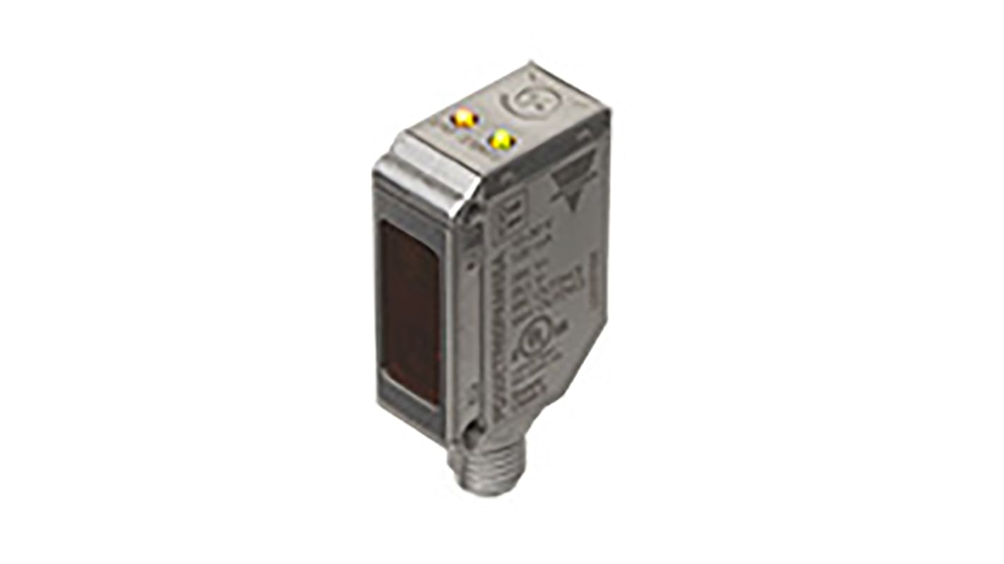 Rs-Online Sensore fotoelettrico Miniaturizzato Carlo Gavazzi a fascio diretto rilevamento 15 m uscita PNP NO/NC