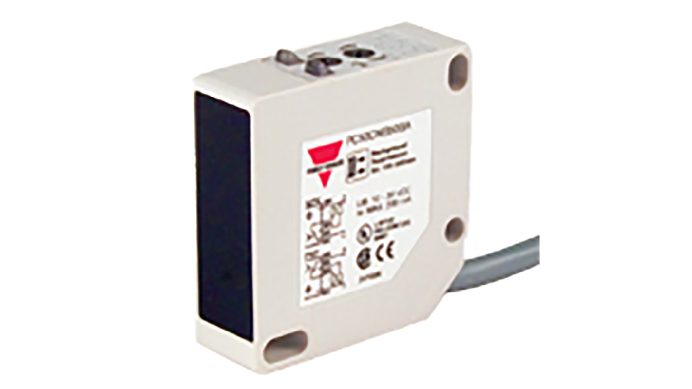 Rs-Online Sensore fotoelettrico Rettangolare Carlo Gavazzi a retroriflessione rilevamento 10 m uscita Relè