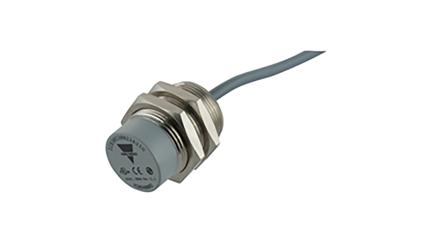 Carlo Gavazzi Inductive Threaded Barrel Proximity Sensor, M30, 22 mm Detection, PNP NO, 10 → 36 V dc
