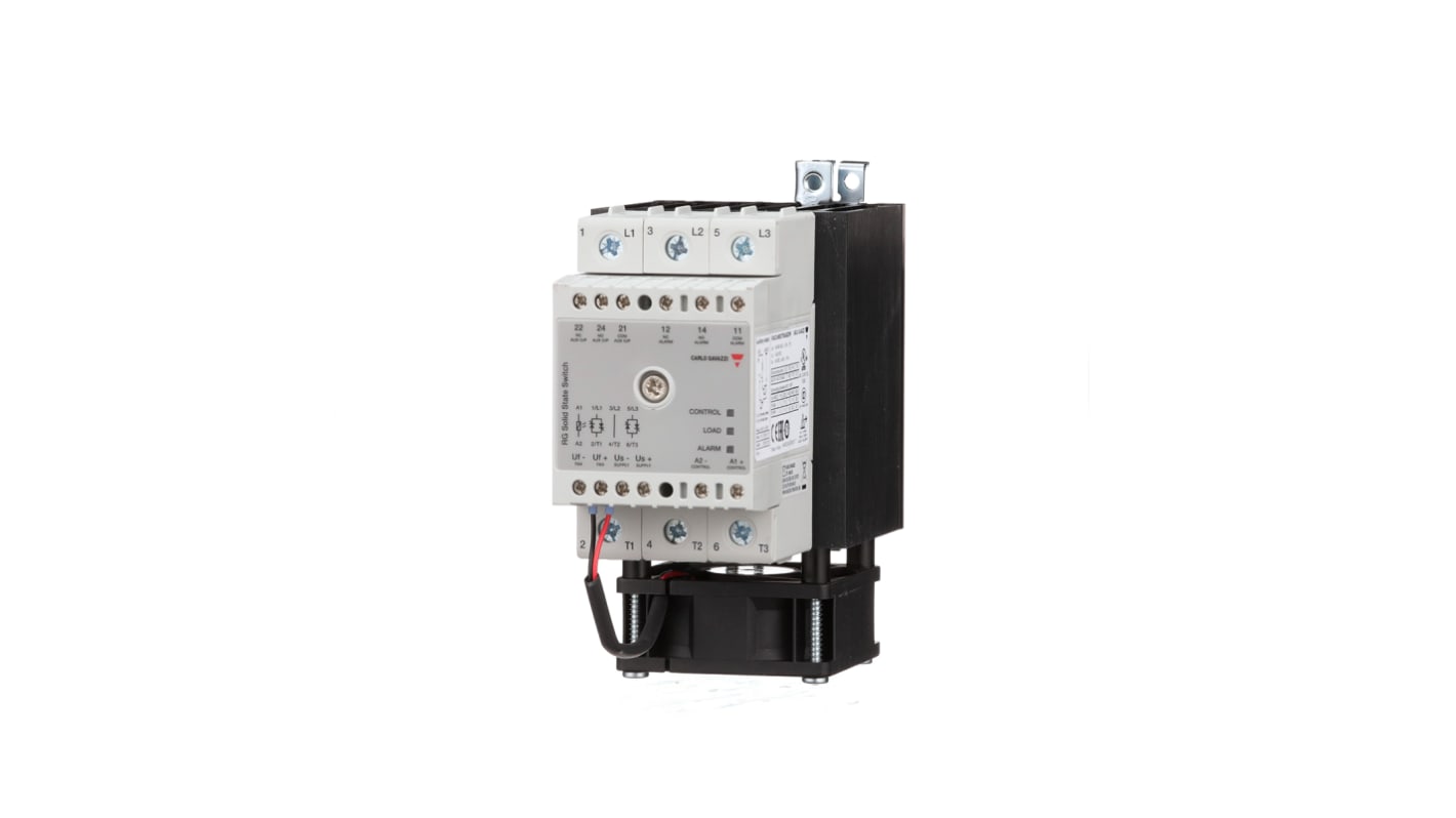 Relais statique Carlo Gavazzi RGC2, 85 A, Rail DIN, 32 V c.c., 660 V c.a.