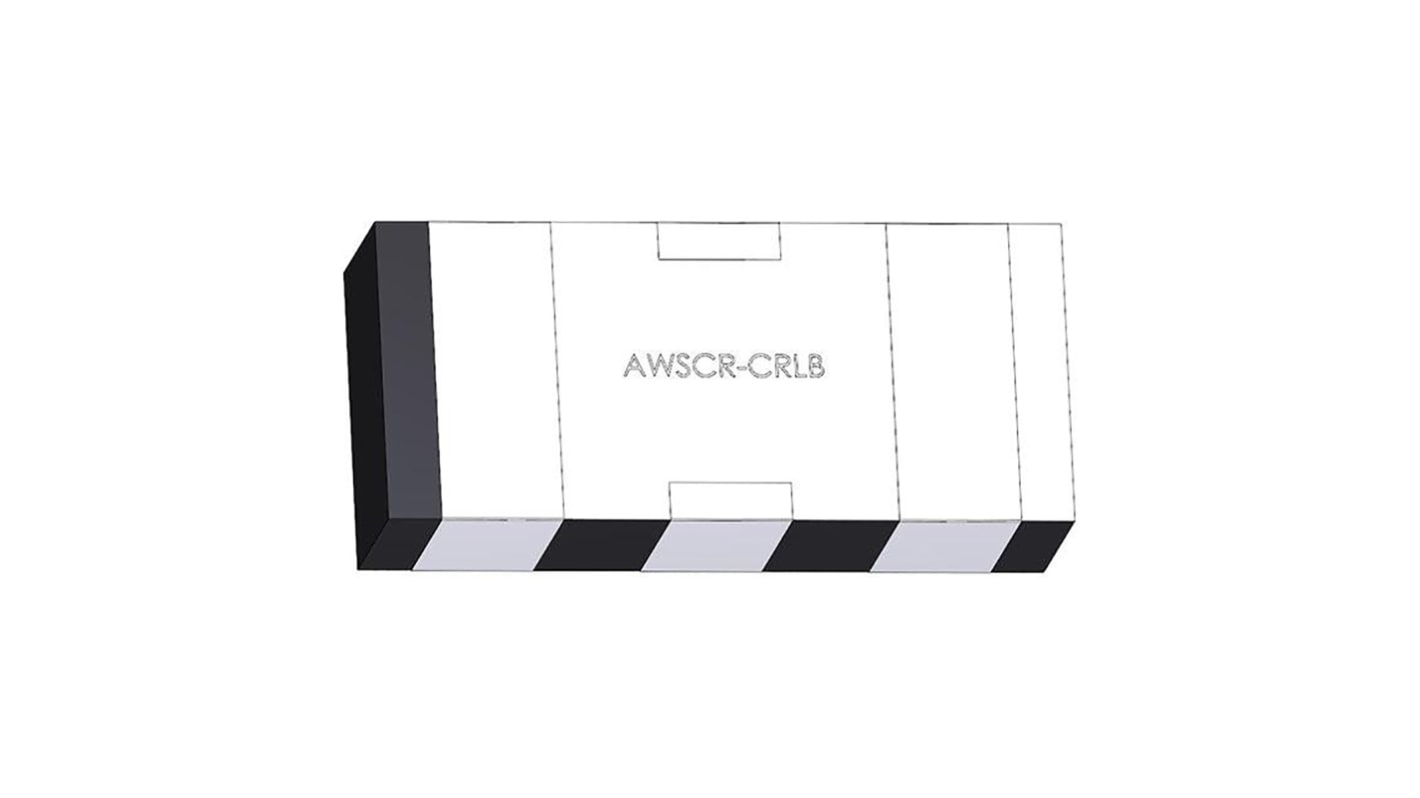 AWSCR-4.00CRLB-C15-T3, Ceramic Resonator, 4MHz 15pF, 3-Pin, 4.5 x 2 x 1.2mm