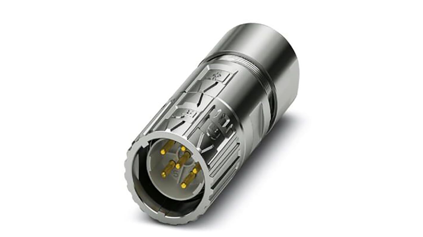 Phoenix Contact Circular Connector, 6 Contacts, Cable Mount, M23 Connector, Plug, Male, IP66, IP68, IP69K, M23 PRO