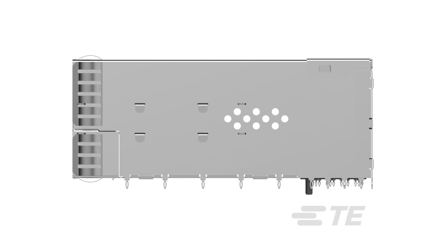 TE Connectivity SFP56 Connector & Cage Female 2-Port 20-Position, 2349202-5