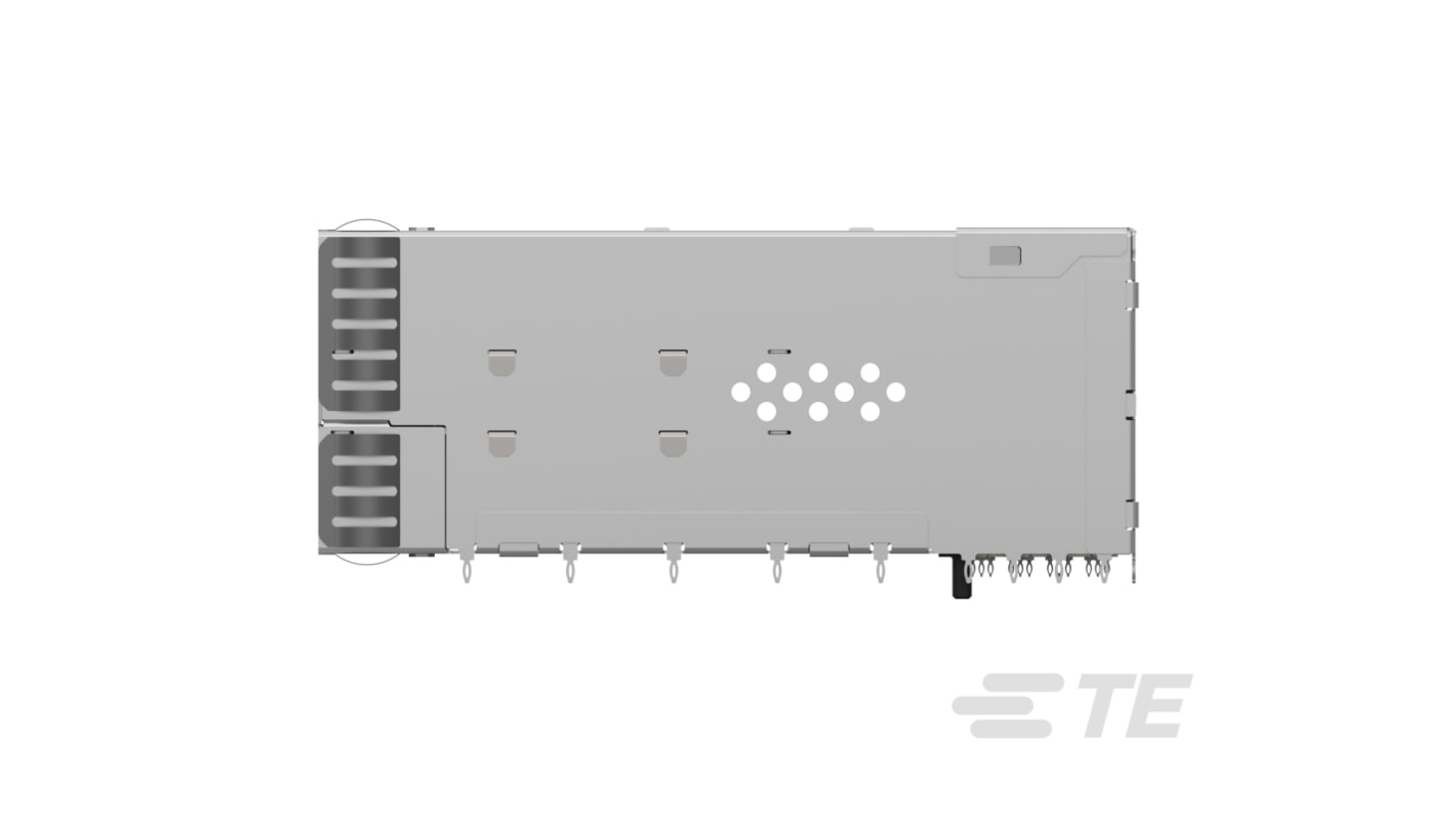 TE Connectivity SFP56 Connector & Cage Female 8-Port 20-Position, 2339978-8