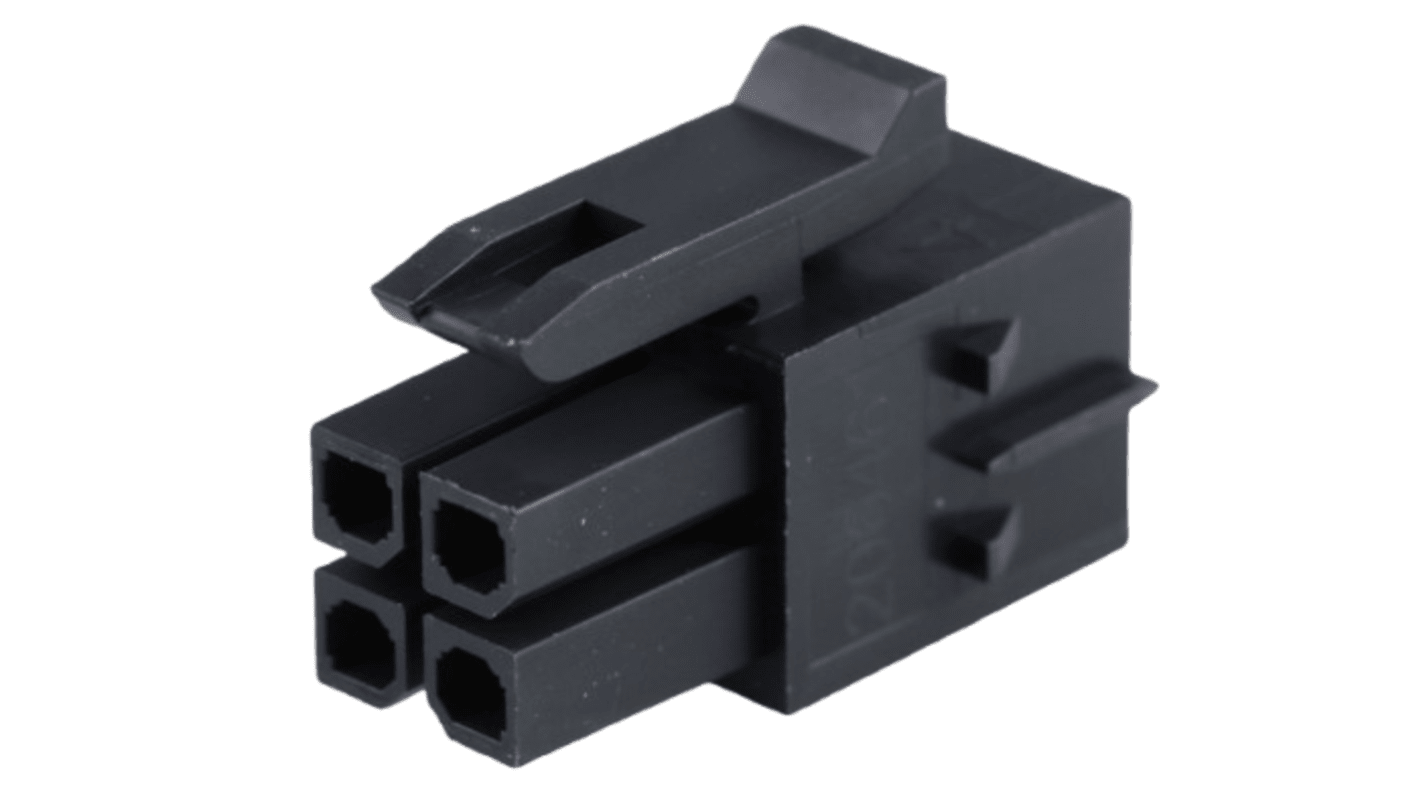 Molex, Micro-Fit+ Receptacle Connector Housing, 3mm Pitch, 4 Way, 2 Row