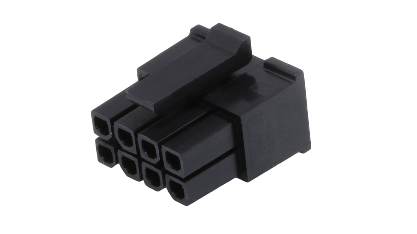 Molex, Micro-Fit Female Crimp Connector Housing, 3mm Pitch, 8 Way, 2 Row