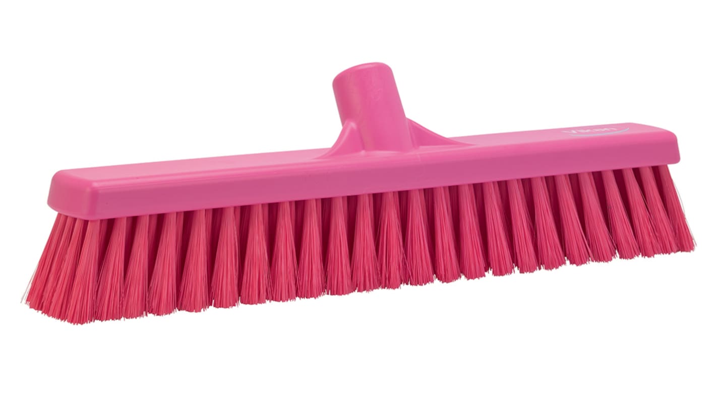 Vikan Broom, Pink With PP Bristles for Food Industry