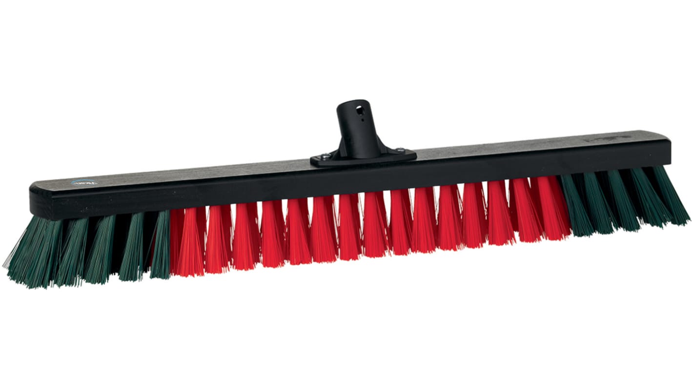 Vikan Broom, Black With PVC Bristles for Automotive