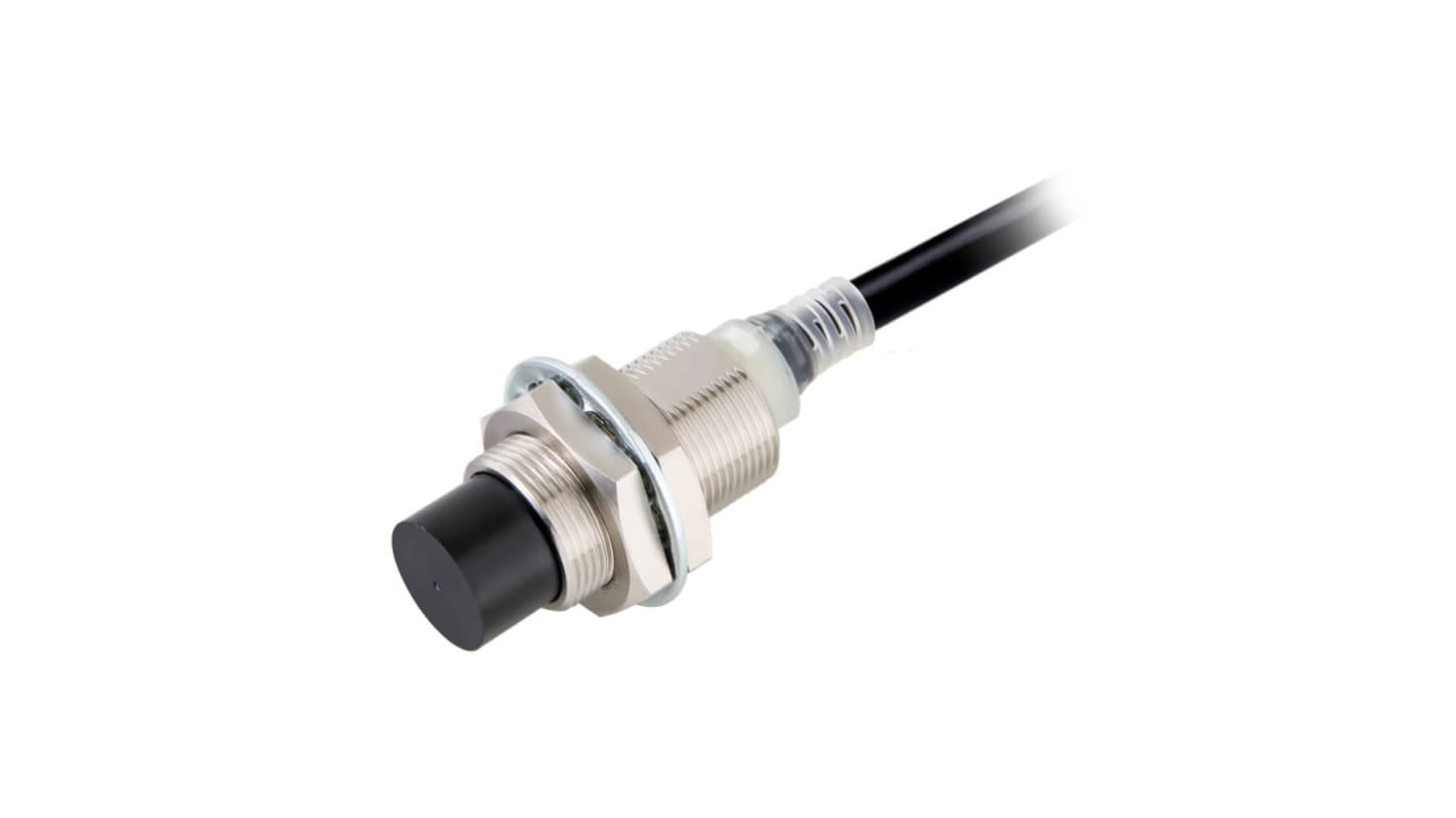 Omron E2E-NEXT Series Inductive Barrel-Style Proximity Sensor, M18 x 1, 16 mm Detection, PNP Output, 10 → 30 V