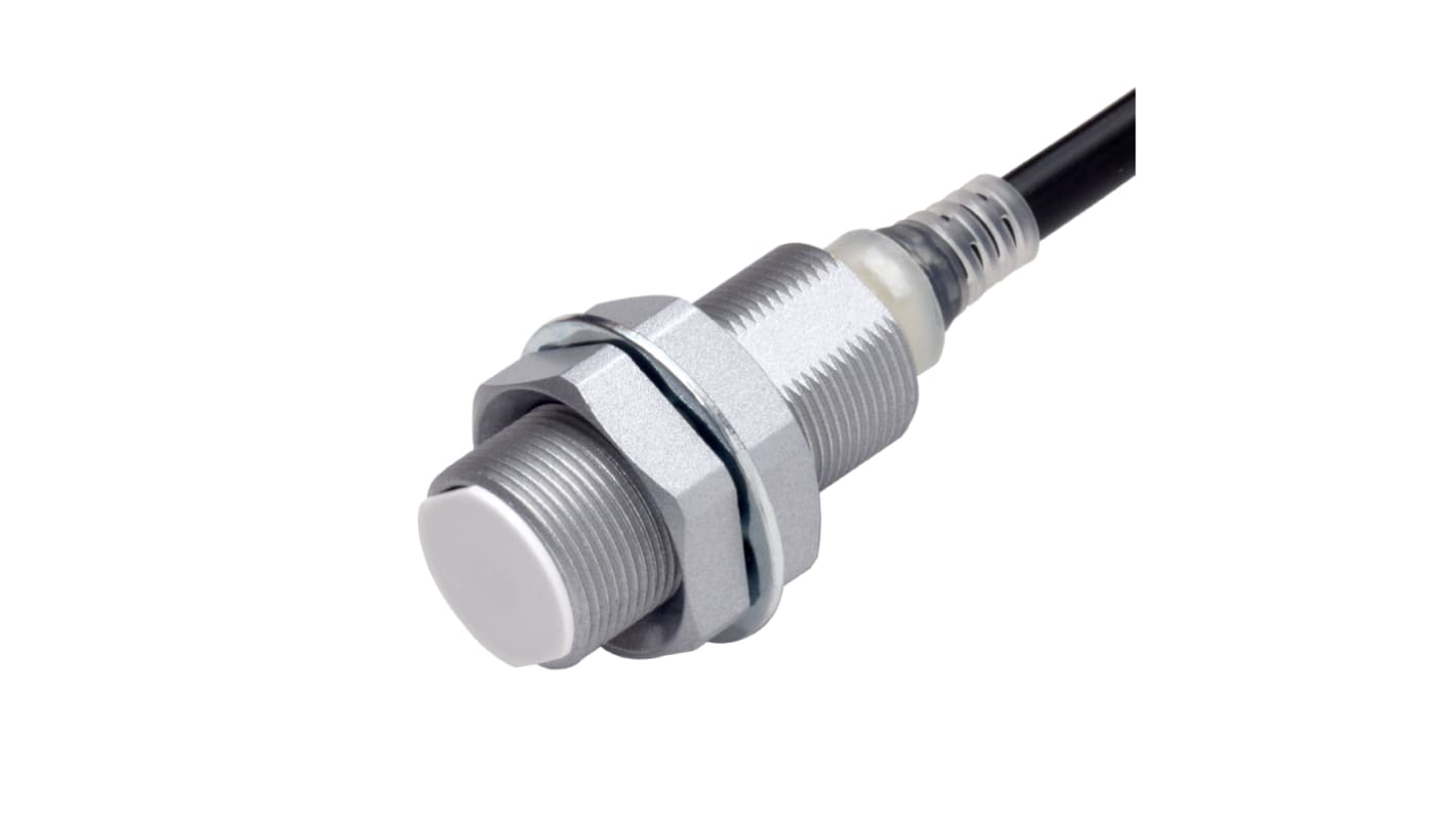 Sensor de proximidad Omron, M18 x 1, alcance 12 m, salida PNP, interfaz IO-Link, 10→ 30 V CC, IP67, IP67G,