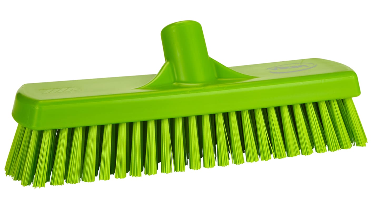 Vikan Hard Bristle Scrubbing Brush, 46mm bristle length, PET bristle material