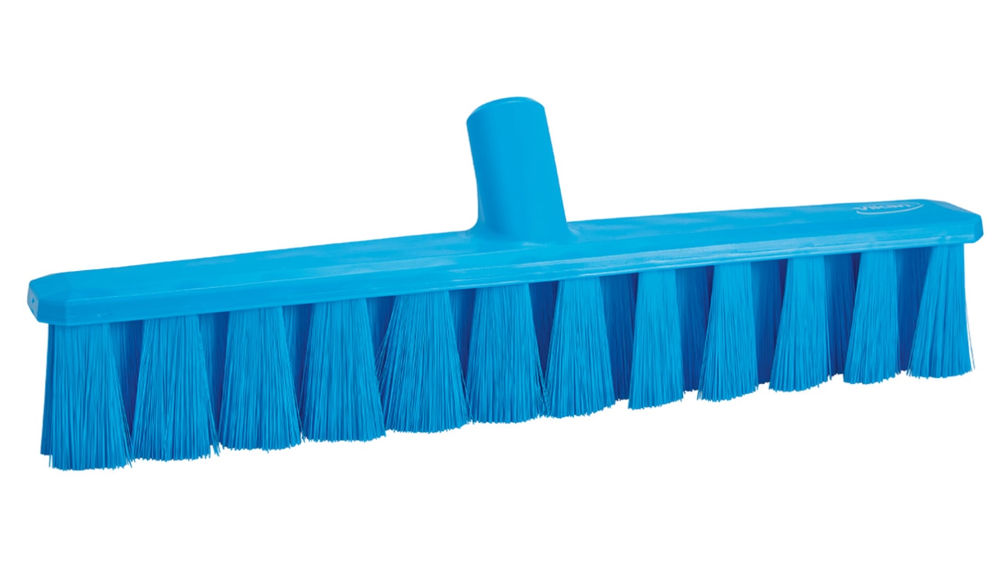 Vikan Broom, Blue With PET Bristles