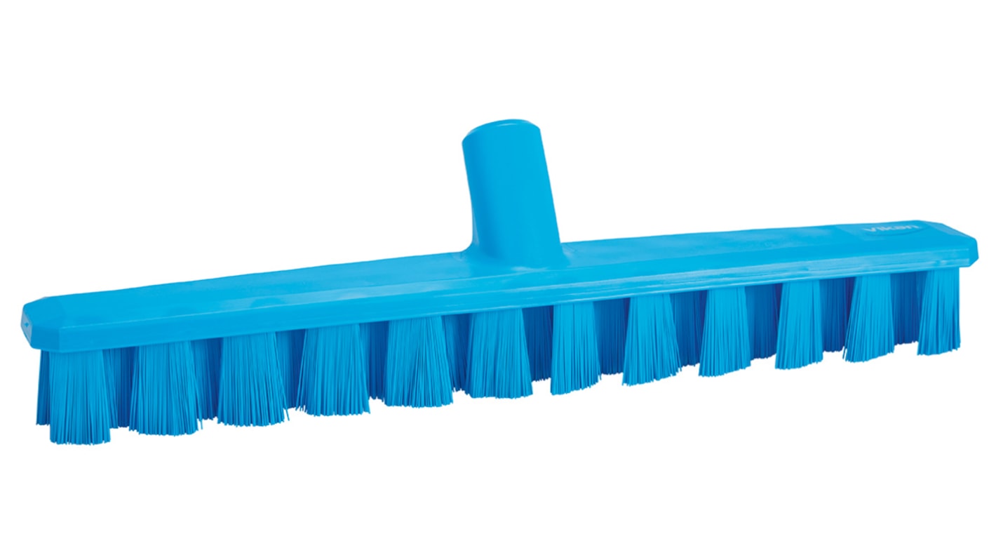 Vikan Hard Bristle Blue Scrubbing Brush, 37mm bristle length, PET bristle material