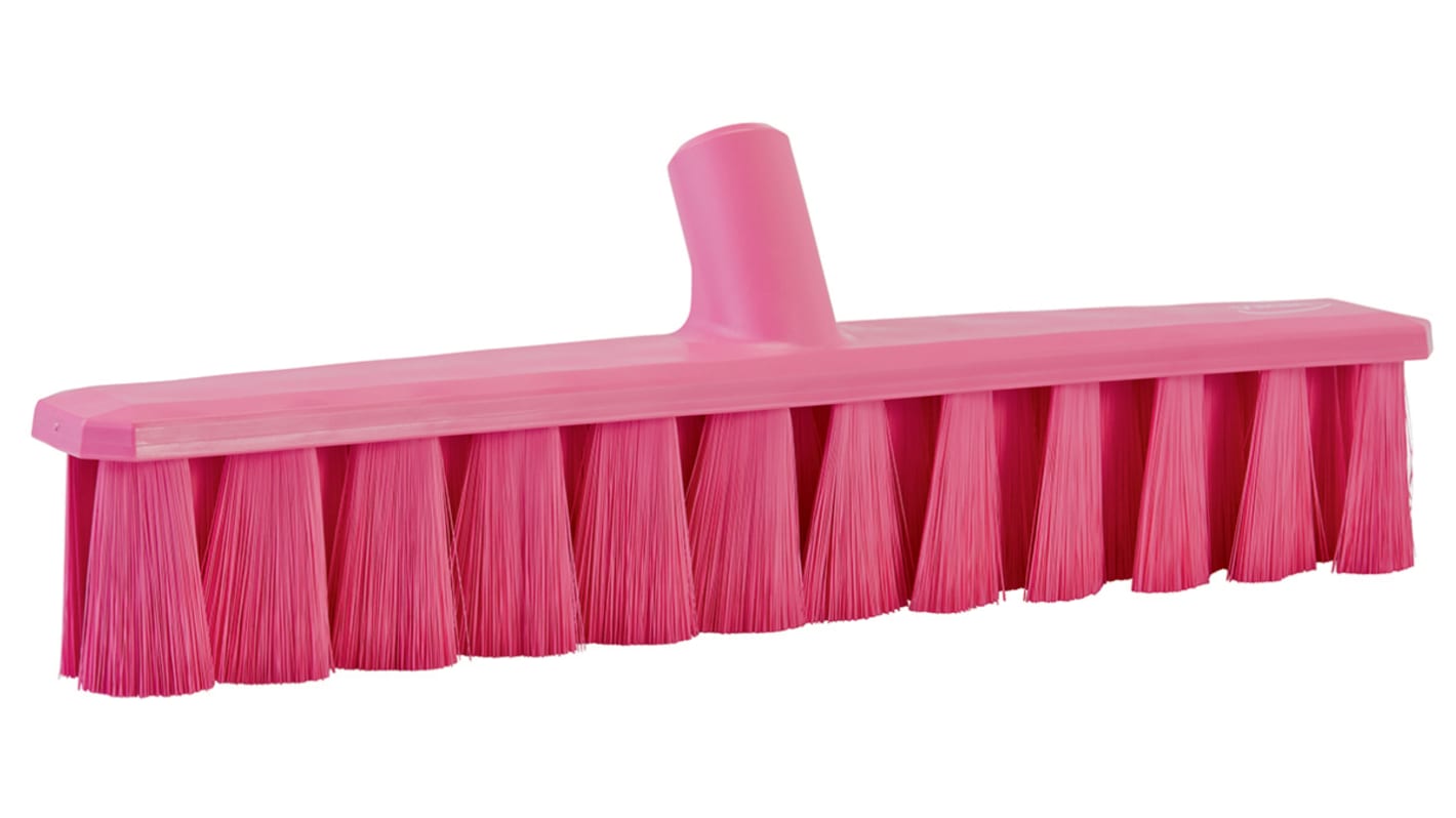 Vikan Broom, Pink With PET Bristles