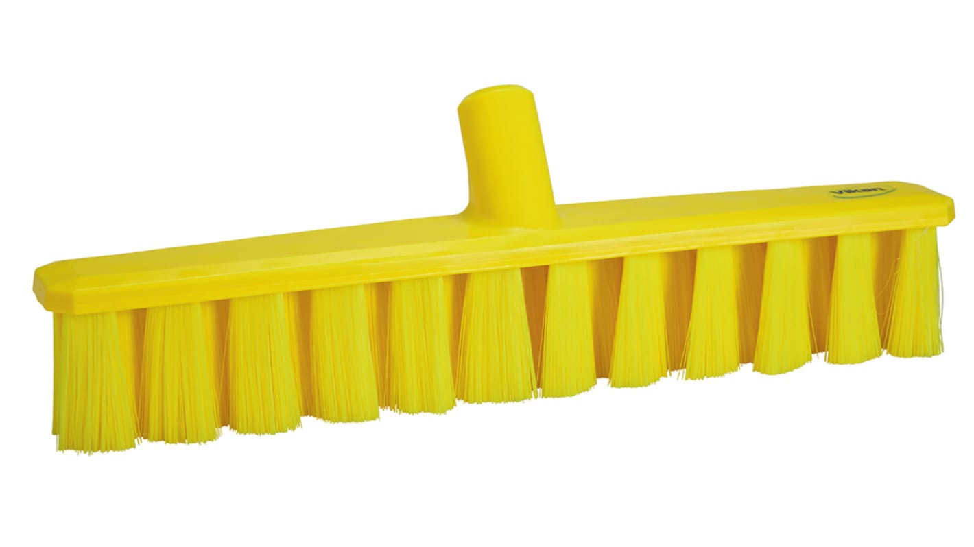 Vikan Broom, Yellow With PET Bristles