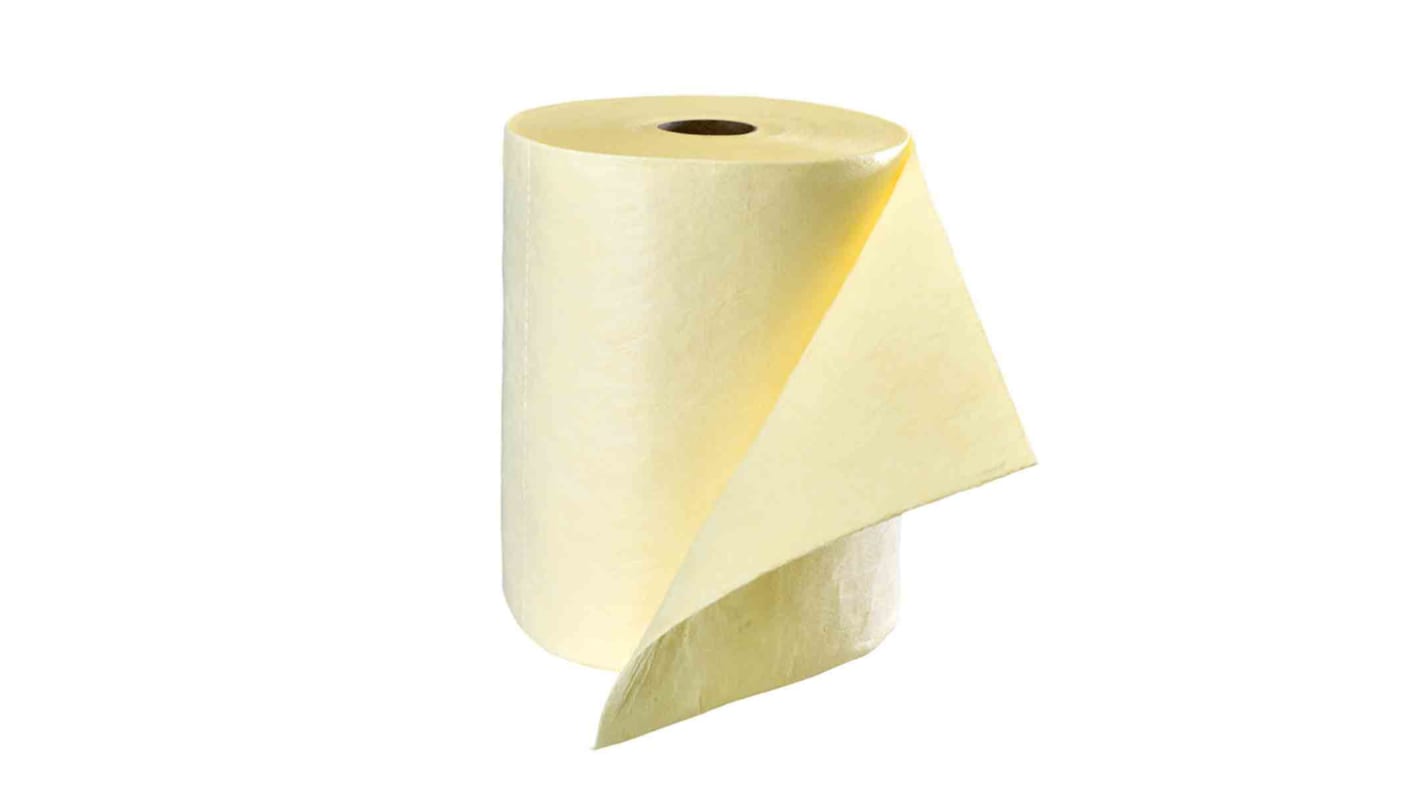 RS PRO Spill Absorbent Roll for Chemical Use, 50L Capacity, 1 per Pack
