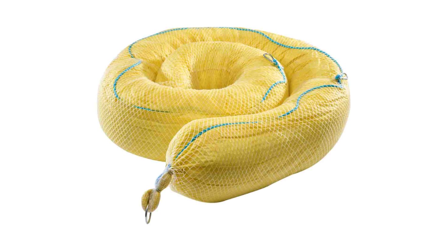 RS PRO Spill Absorbent Boom for Chemical Use, 79L Capacity, 1 per Pack