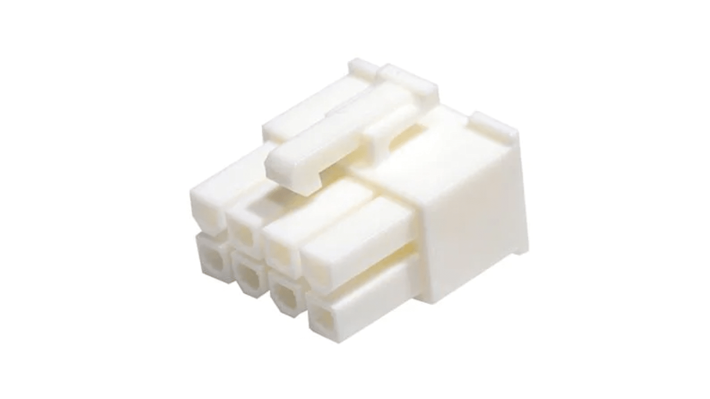 Molex Mini-Fit Crimpsteckverbinder-Gehäuse Buchse 4.2mm, 8-polig / 2-reihig, Kabelmontage für