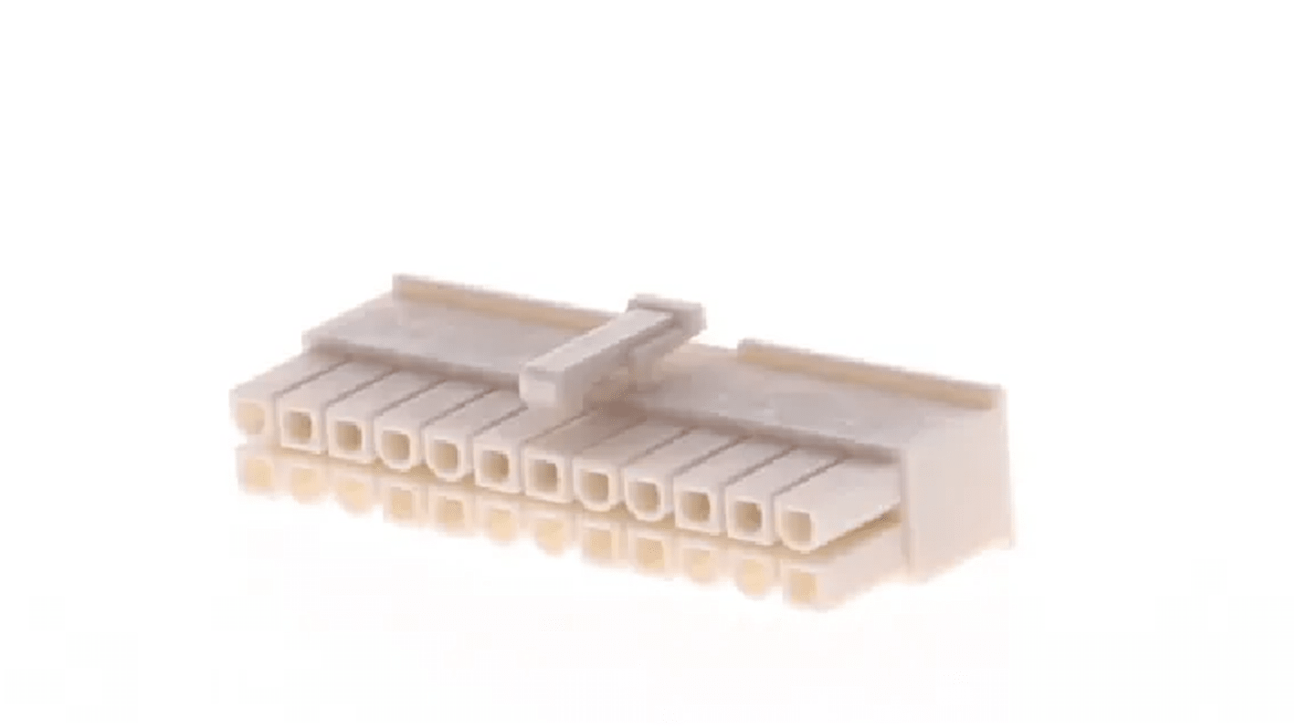 Molex, Mini-Fit Female Crimp Connector Housing, 4.2mm Pitch, 24 Way, 2 Row