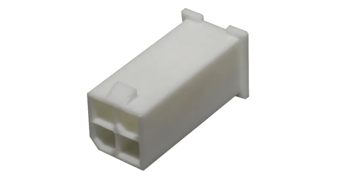 Molex, Mini-Fit Male Crimp Connector Housing, 4.2mm Pitch, 4 Way, 2 Row