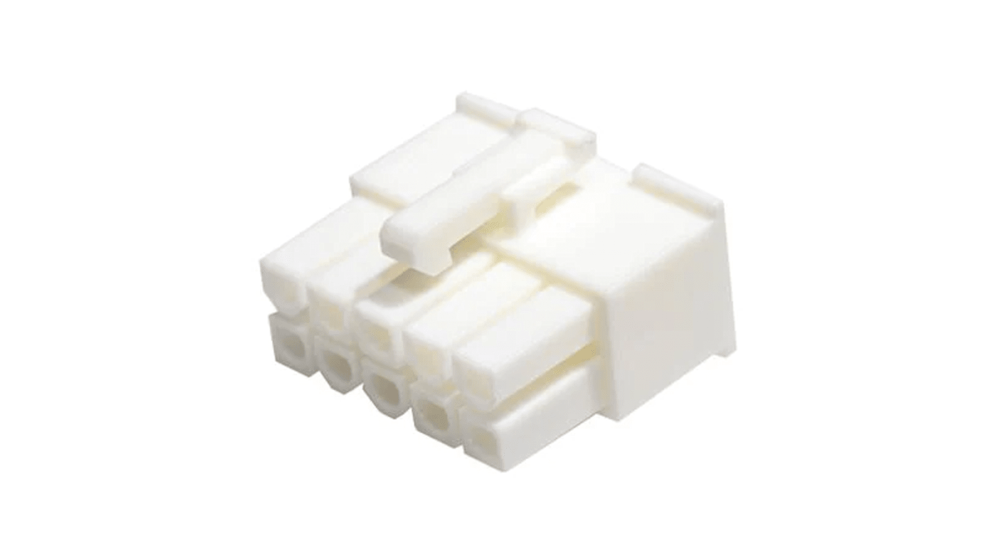 Molex Mini-Fit Crimpsteckverbinder-Gehäuse Buchse 4.2mm, 10-polig / 2-reihig, Kabelmontage für