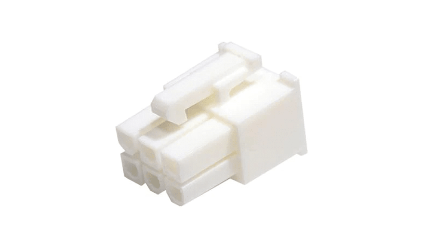 Molex, Mini-Fit Female Crimp Connector Housing, 4.2mm Pitch, 6 Way, 2 Row