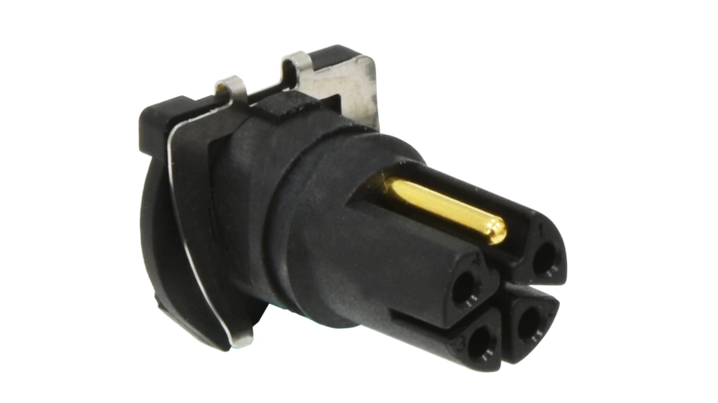 Amphenol Industrial Circular Connector, 5 Contacts, Panel Mount, M12 Connector, Socket, Female, IP67, IP68, M Series