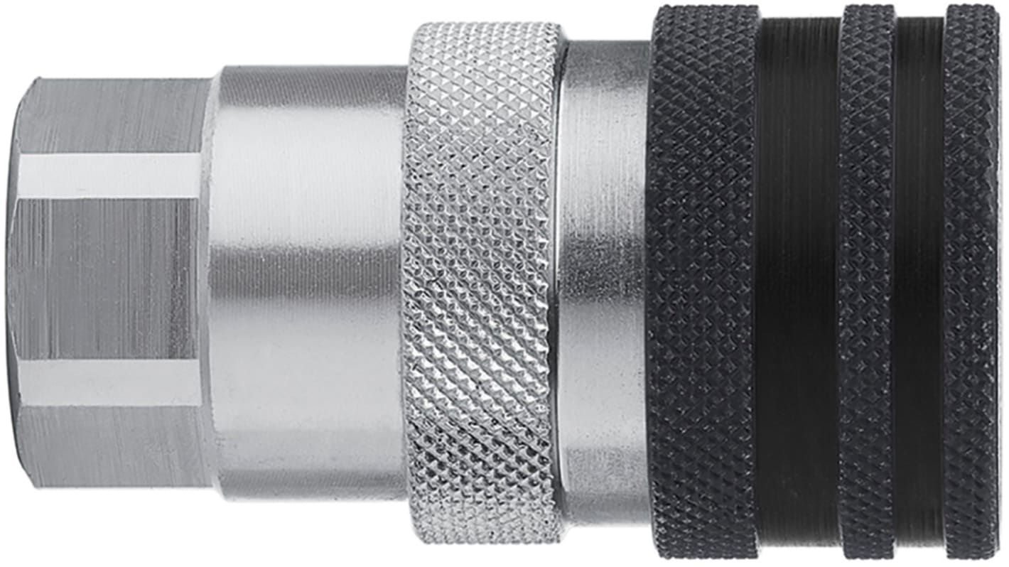 Raccord hydraulique rapide CEJN série 525, Femelle en Acier 1/2pouces