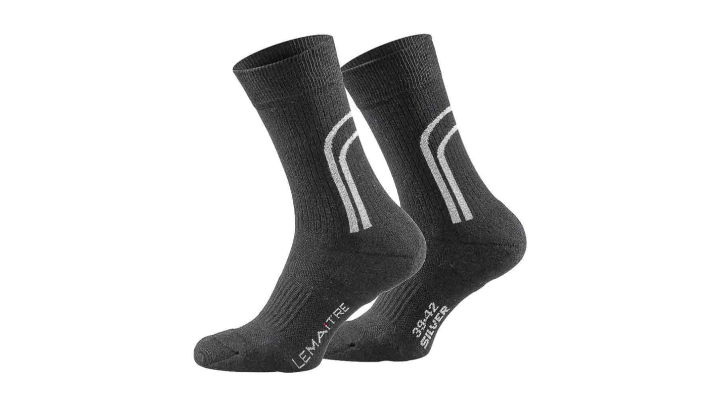 LEMAITRE SECURITE Black Socks, size 35 → 37